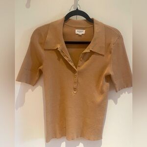 Short sleeve knit polo
